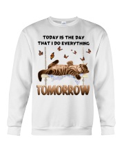 Cat Is Lazy Everyday Crewneck Sweatshirt tile