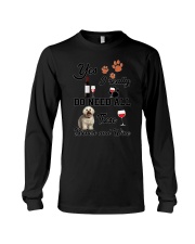 Bichon and wine Long Sleeve Tee thumbnail