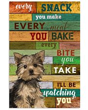 Yorkshire Terrier Watching Poster 1601 11x17 Poster front