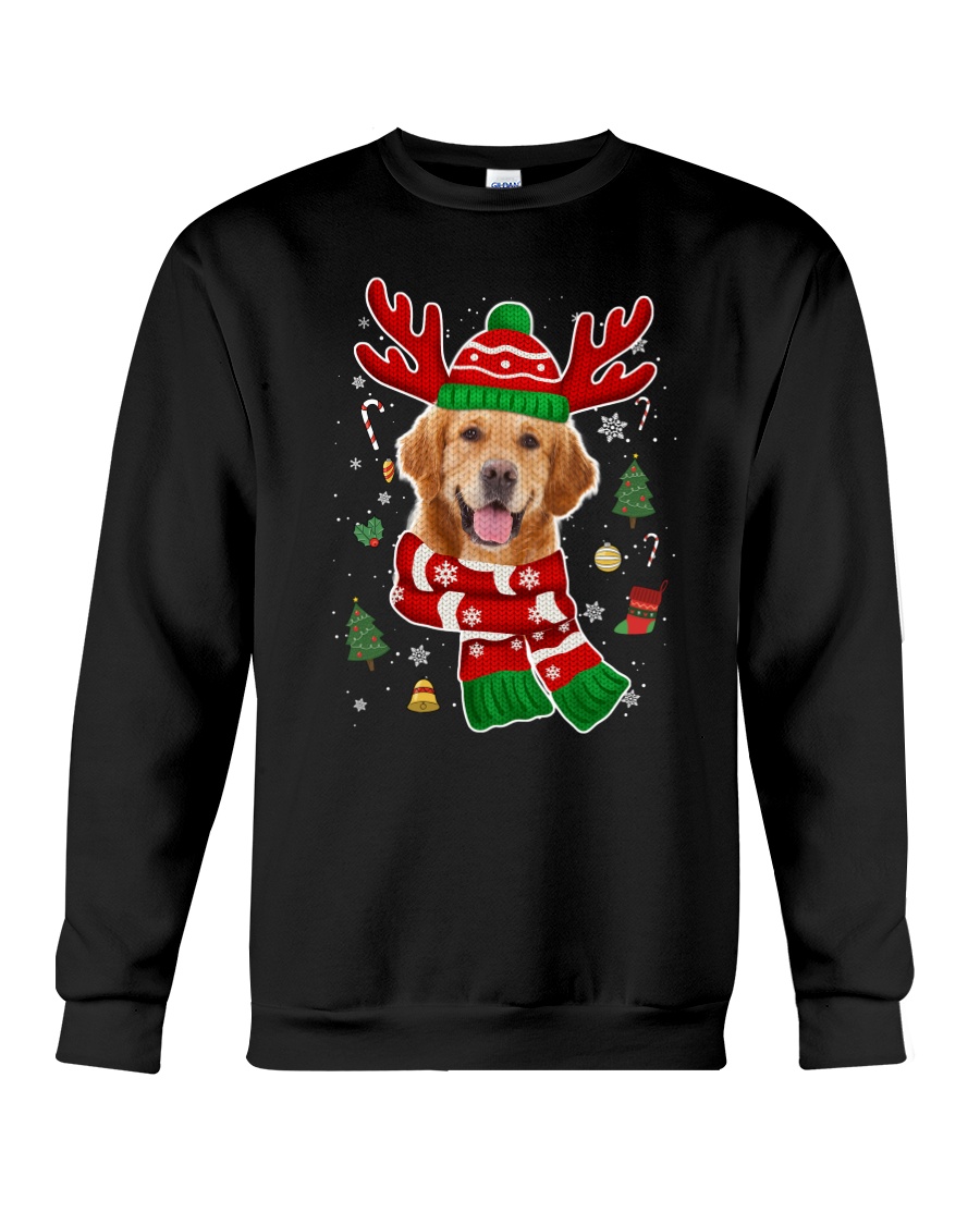 Golden Retriever Pattern 2109 Crewneck Sweatshirt