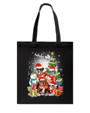 Boxer Family Xmas Tote Bag thumbnail