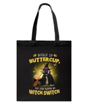 Pug and witch Tote Bag thumbnail