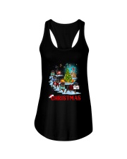 Rottweiler Merry Xmas Ladies Flowy Tank thumbnail