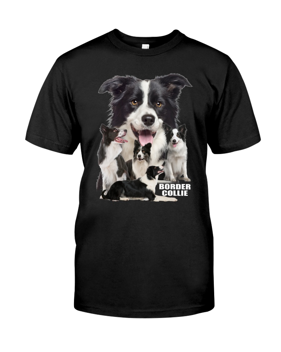 Border Collie Awesome Family 0501 Classic T-Shirt
