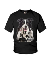 Border Collie Awesome Family 0501 Youth T-Shirt thumbnail
