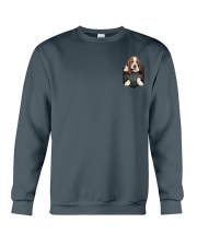 Basset Hound Pocket 4 Crewneck Sweatshirt thumbnail