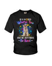 Golden Retriever and hippie Youth T-Shirt thumbnail