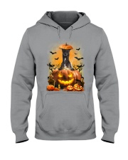 Greyhound And Pumpkin Hooded Sweatshirt thumbnail
