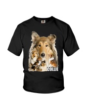 Collie Awesome Family 0701 Youth T-Shirt thumbnail