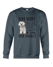 Maltese Dear Daddy 0510 Crewneck Sweatshirt thumbnail