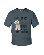 Maltese Dear Daddy 0510 Youth T-Shirt thumbnail