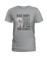 Maltese Dear Daddy 0510 Ladies T-Shirt thumbnail