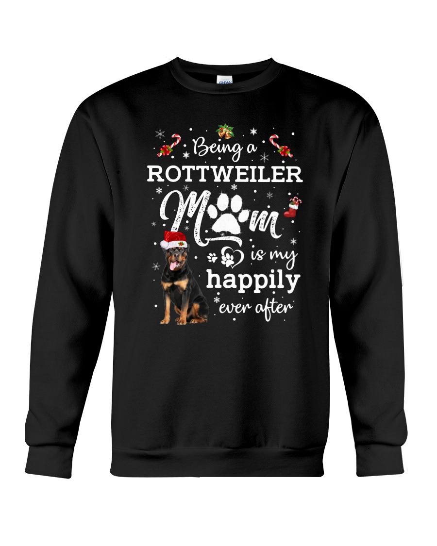 Being a rottweiler mom 1810 Crewneck Sweatshirt