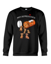 Dachshund Anti Crewneck Sweatshirt thumbnail