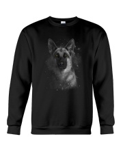 German Shepherd Half Face 2609 Crewneck Sweatshirt thumbnail