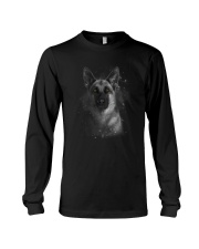 German Shepherd Half Face 2609 Long Sleeve Tee thumbnail