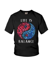 Wine And Dogs Balance Youth T-Shirt thumbnail