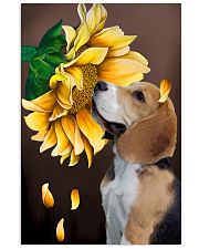 English Foxhound Sunflower 11x17 Poster front