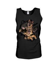 German Shepherd Scratch Unisex Tank thumbnail
