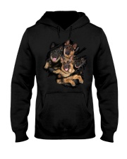 German Shepherd Scratch Hooded Sweatshirt thumbnail