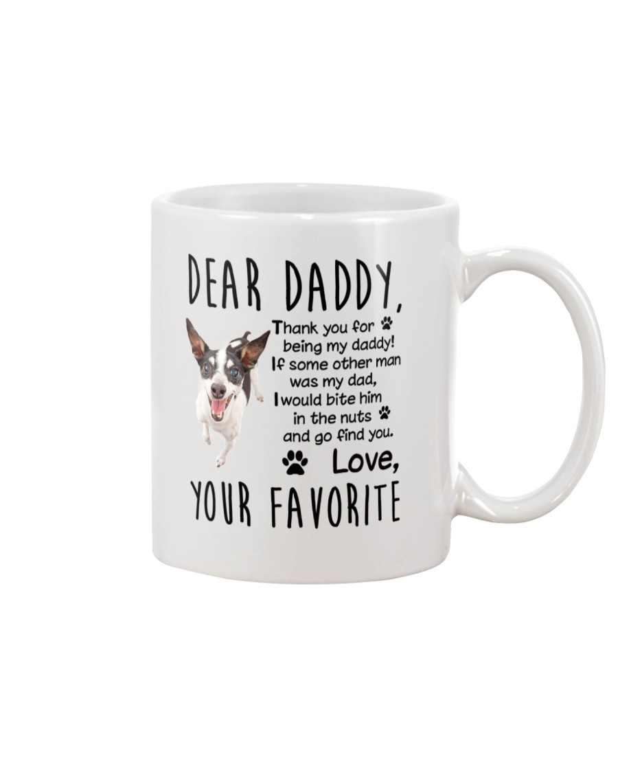 Rat Terrier Dear Daddy Mug 2201 Mug