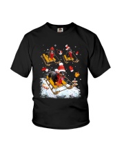 Dachshund Skiing Youth T-Shirt thumbnail