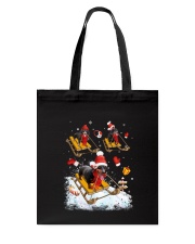 Dachshund Skiing Tote Bag thumbnail