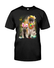Norwegian Elkhound Happy Easter Day 2601 Classic T-Shirt front