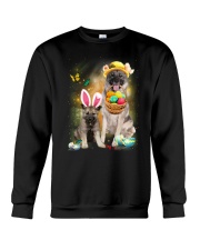 Norwegian Elkhound Happy Easter Day 2601 Crewneck Sweatshirt thumbnail