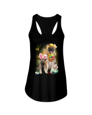 Norwegian Elkhound Happy Easter Day 2601 Ladies Flowy Tank thumbnail