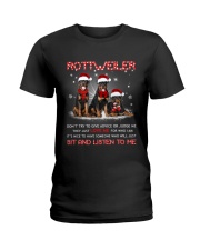 Rottweiler Listen To Me Ladies T-Shirt thumbnail