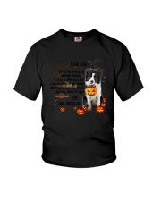 Border Collie - Dear dad Youth T-Shirt thumbnail