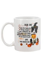 Border Collie - Dear dad Mug back