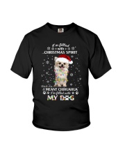 Yorkie christmas spirit 1110 Youth T-Shirt thumbnail