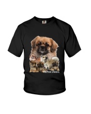 Tibetan Spaniel Awesome Family 0701 Youth T-Shirt thumbnail