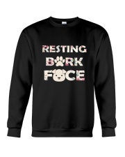 Dog resting bark 0709 Crewneck Sweatshirt thumbnail