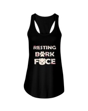 Dog resting bark 0709 Ladies Flowy Tank thumbnail