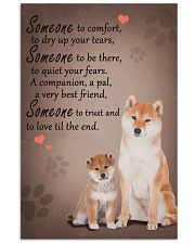 Shiba-Inu someone to comfort 11x17 Poster front