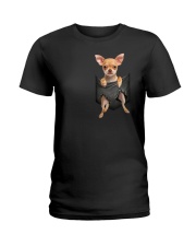 Chihuahua Pocket 011202 Ladies T-Shirt thumbnail