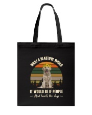 Beautiful World Golden Retriever Tote Bag thumbnail