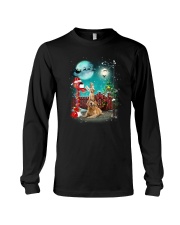Golden Retriever to Santa Long Sleeve Tee thumbnail