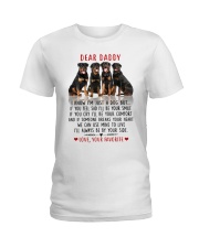 Rottweiler smile Ladies T-Shirt thumbnail