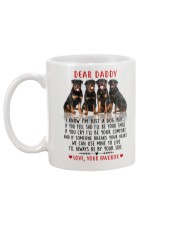 Rottweiler smile Mug back
