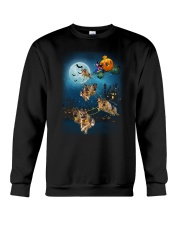 German Shep Pumpkin Carriages Crewneck Sweatshirt front