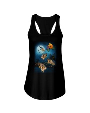 German Shep Pumpkin Carriages Ladies Flowy Tank thumbnail