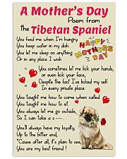 Tibetan-Spaniel Mother Day Poem Poster 2801 11x17 Poster front