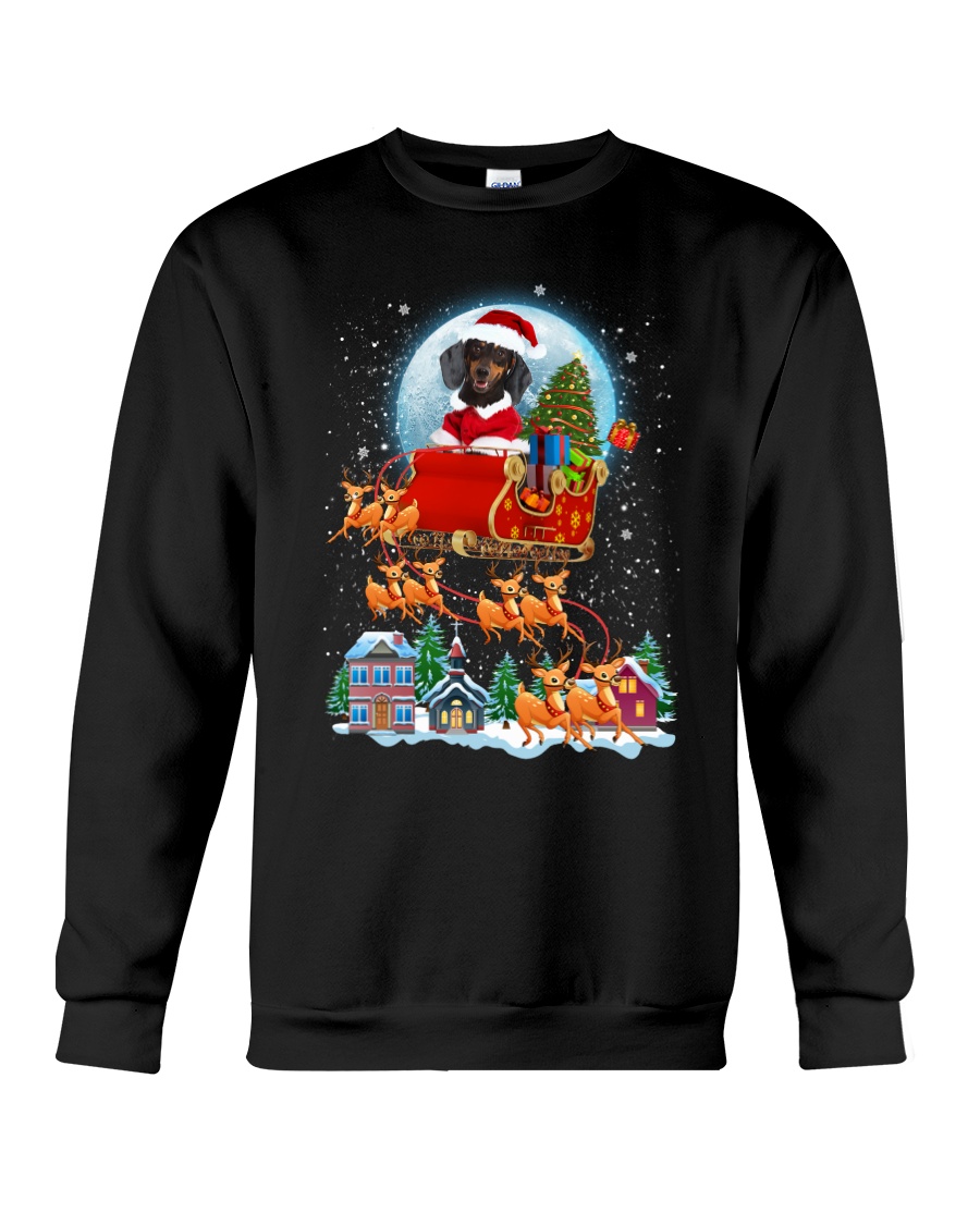 Dachshund santa 0210 Crewneck Sweatshirt