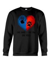 Dog One hand one paw 2807 Crewneck Sweatshirt thumbnail