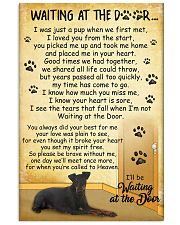 Manchester Terrier Waiting At The Door 2601 11x17 Poster front