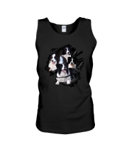 Collie Scratch Unisex Tank thumbnail